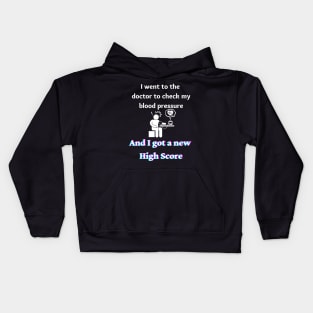 Blood Pressure new High Score Kids Hoodie